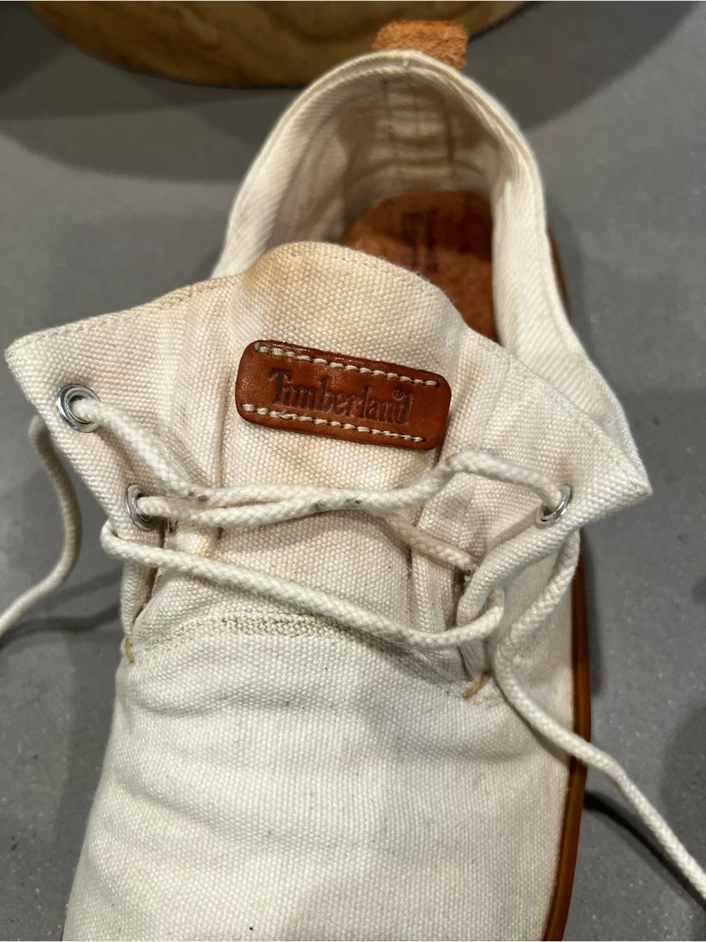 Men's Timberland Canvas Lace-Up Boat Shoes